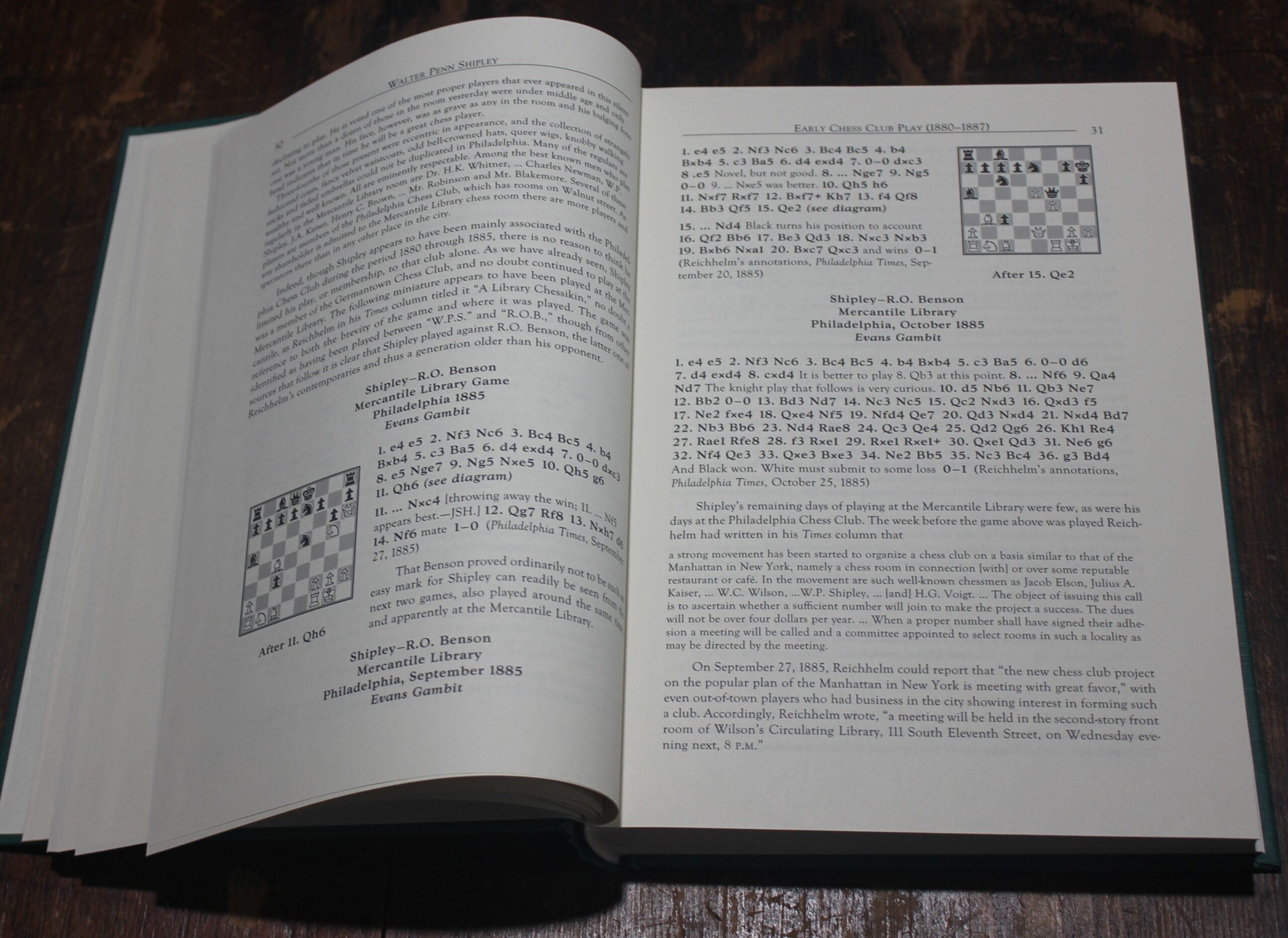 Walter Penn Shipley Philadelphia’s Friend of Chess by John S. Hilbert - Image 2