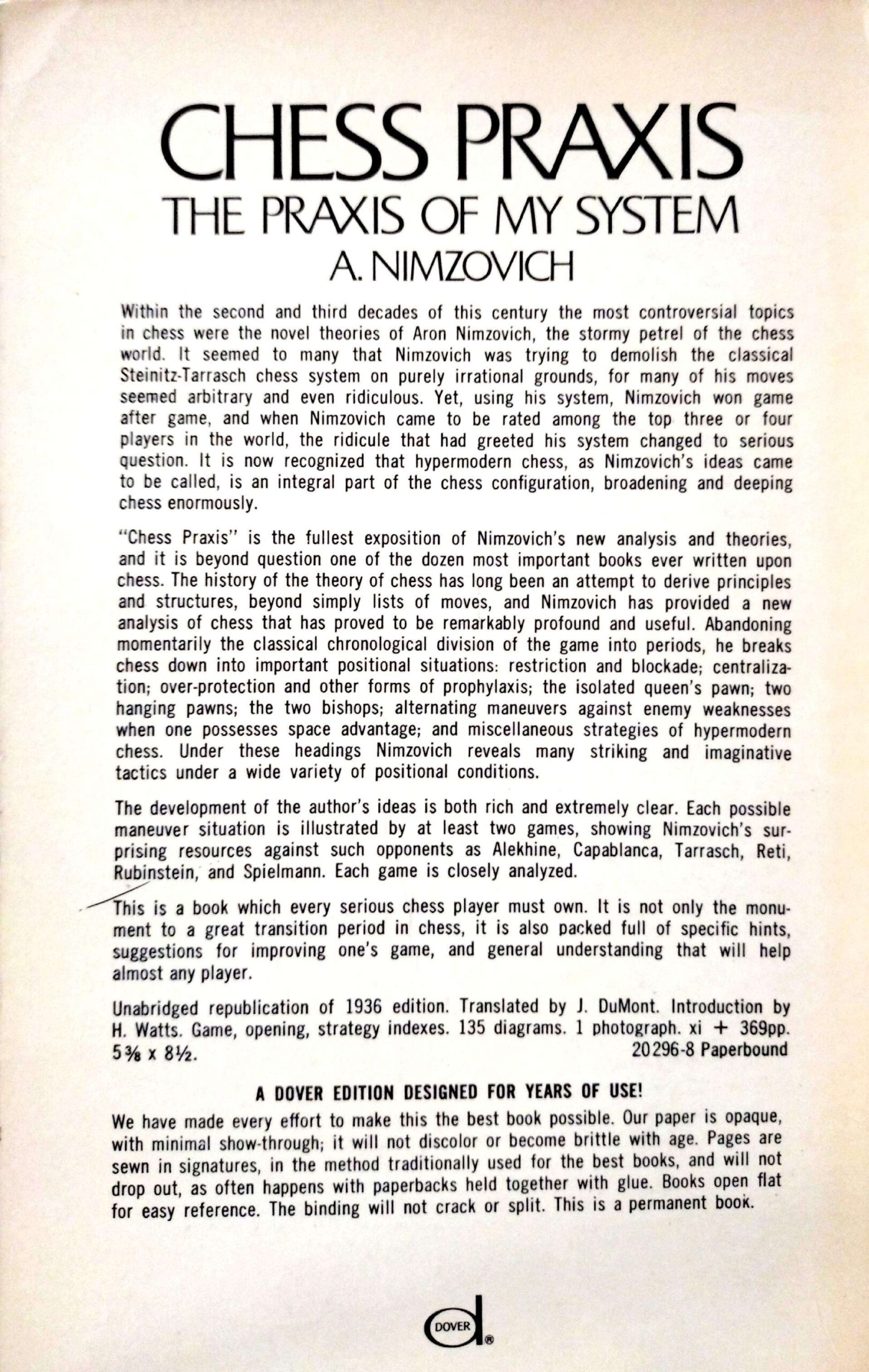 Chess Praxis: The Praxis of My System by A. Nimzovich - Image 2