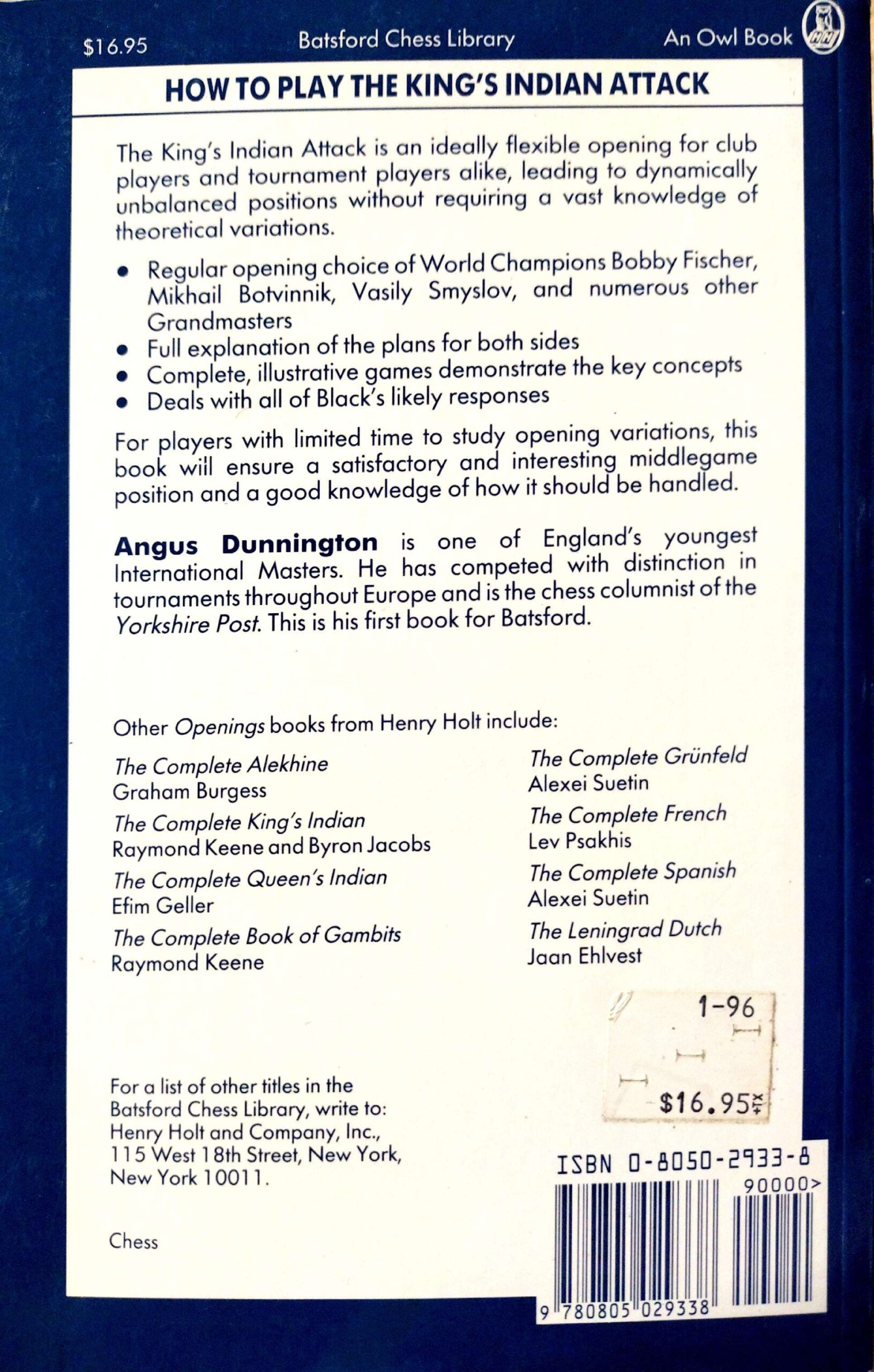 How to Play the King’s Indian Attack by Angus Dunnington - Image 2