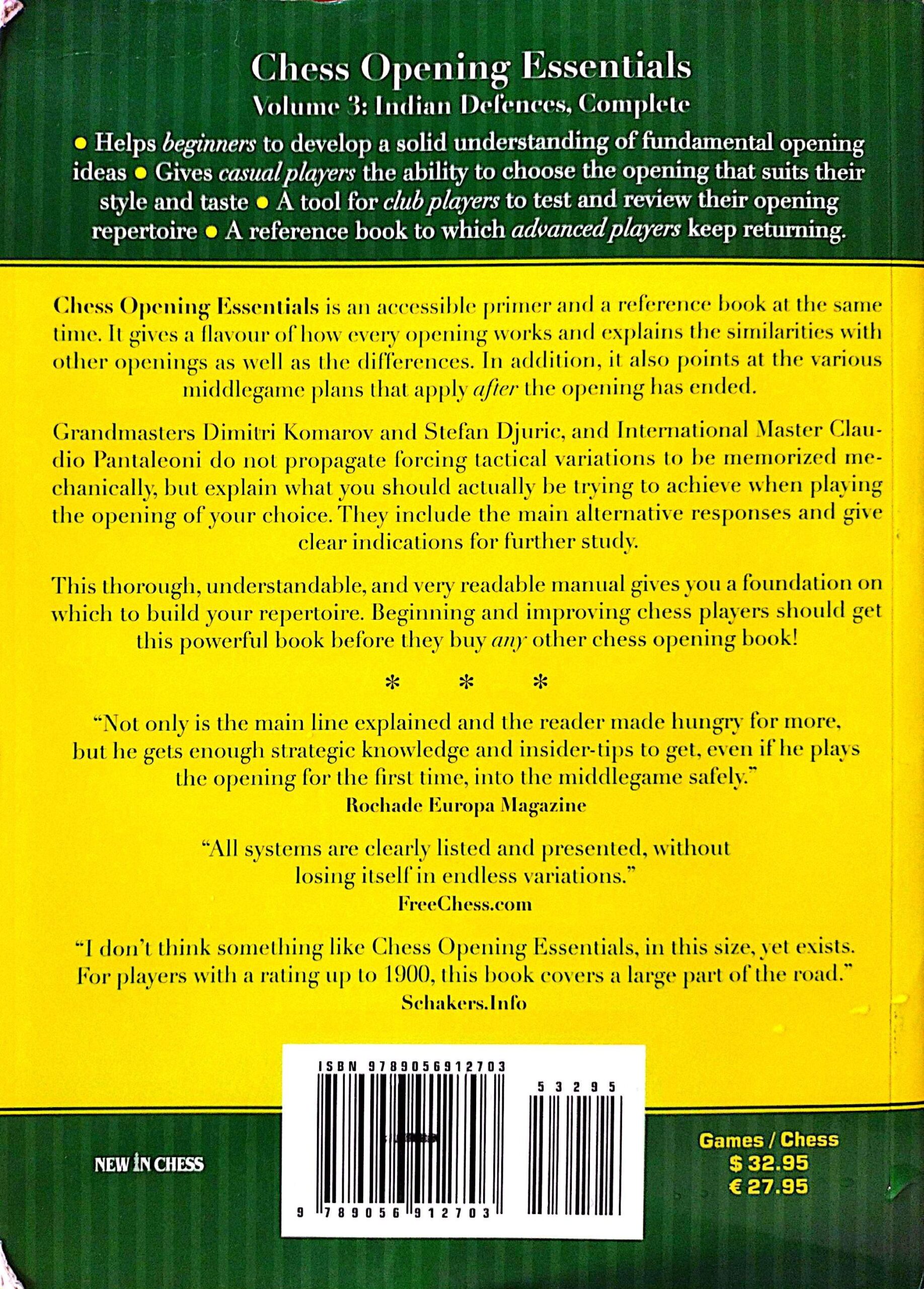 Chess Opening Essentials 3 by Stefan Djuric, Dimitri Komarov, and Claudio Pantaleoni - Image 2