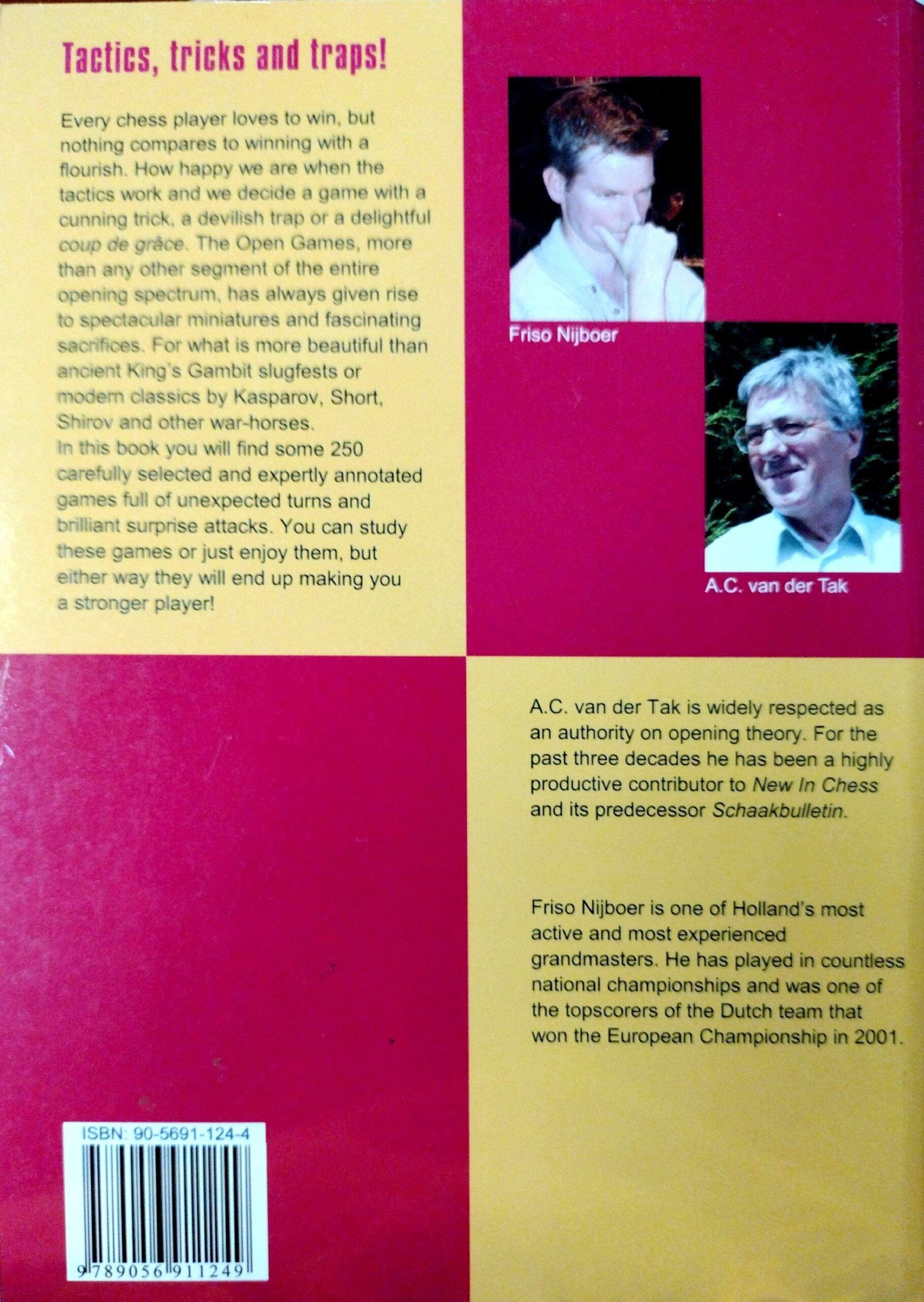 Tactics in the Chess Opening 2: Open Games by A.C. van der Tak and Friso Nijboer - Image 2