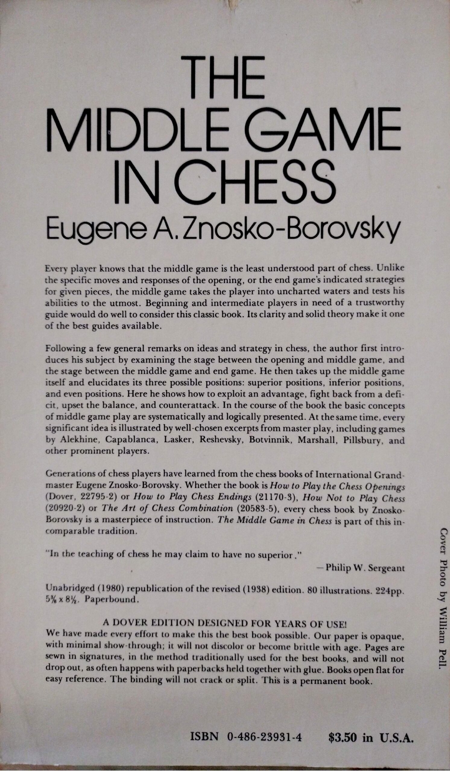 The Middle Game in Chess by Eugene Znosko-Borovsky - Image 2