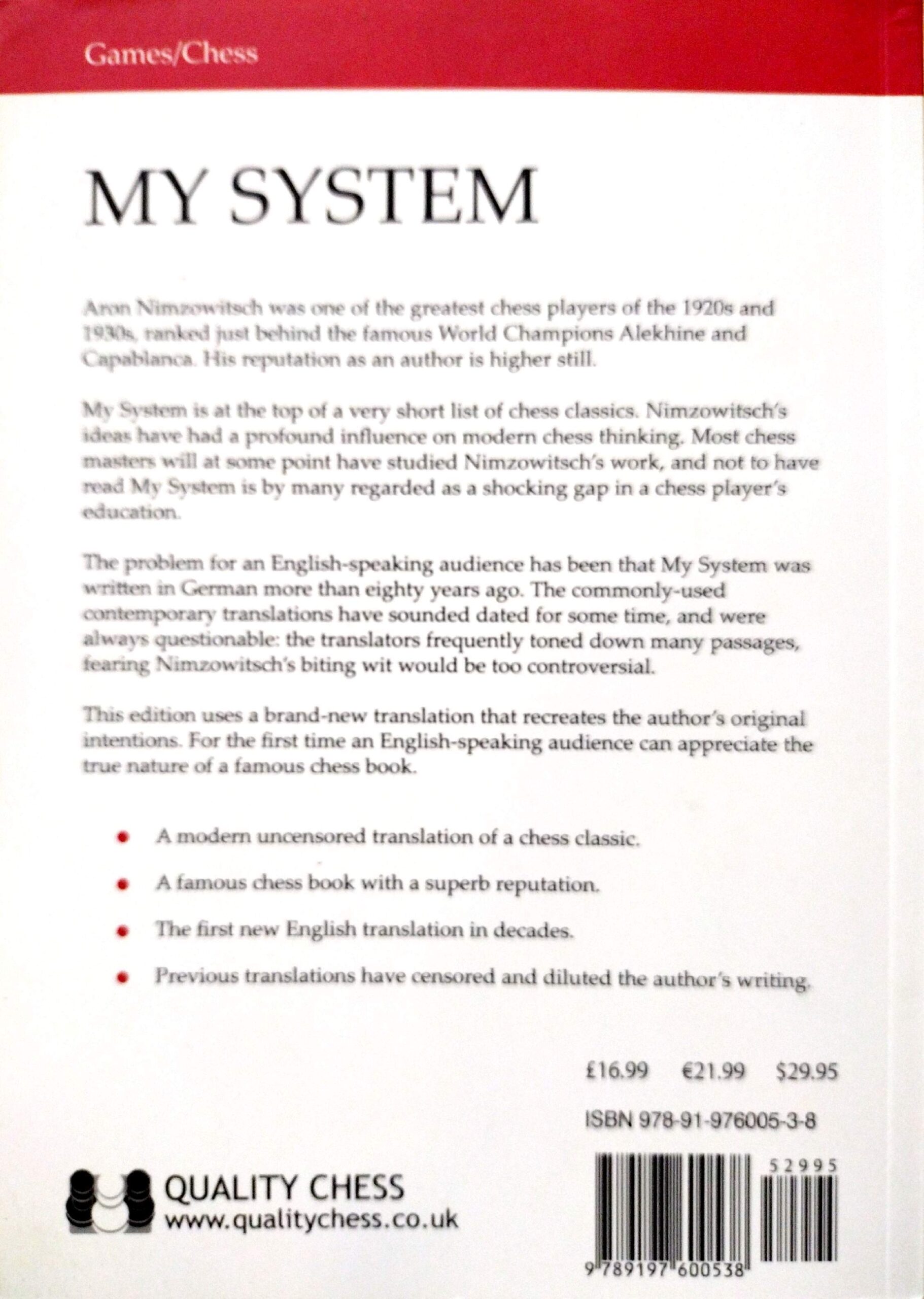 My System by Aron Nimzowitsch - Image 2